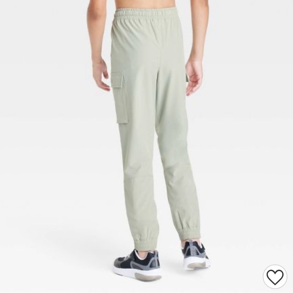 All In Motion - Boys' Lined Cargo Pants - Light Pale Green - XXL (18) - Picture 2 of 13